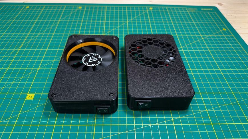 Витяжний акумуляторний вентилятор для пайки Arctic P8 Slim PWM, димоуловлювач ремінець для пульта FPV &mdash; фото